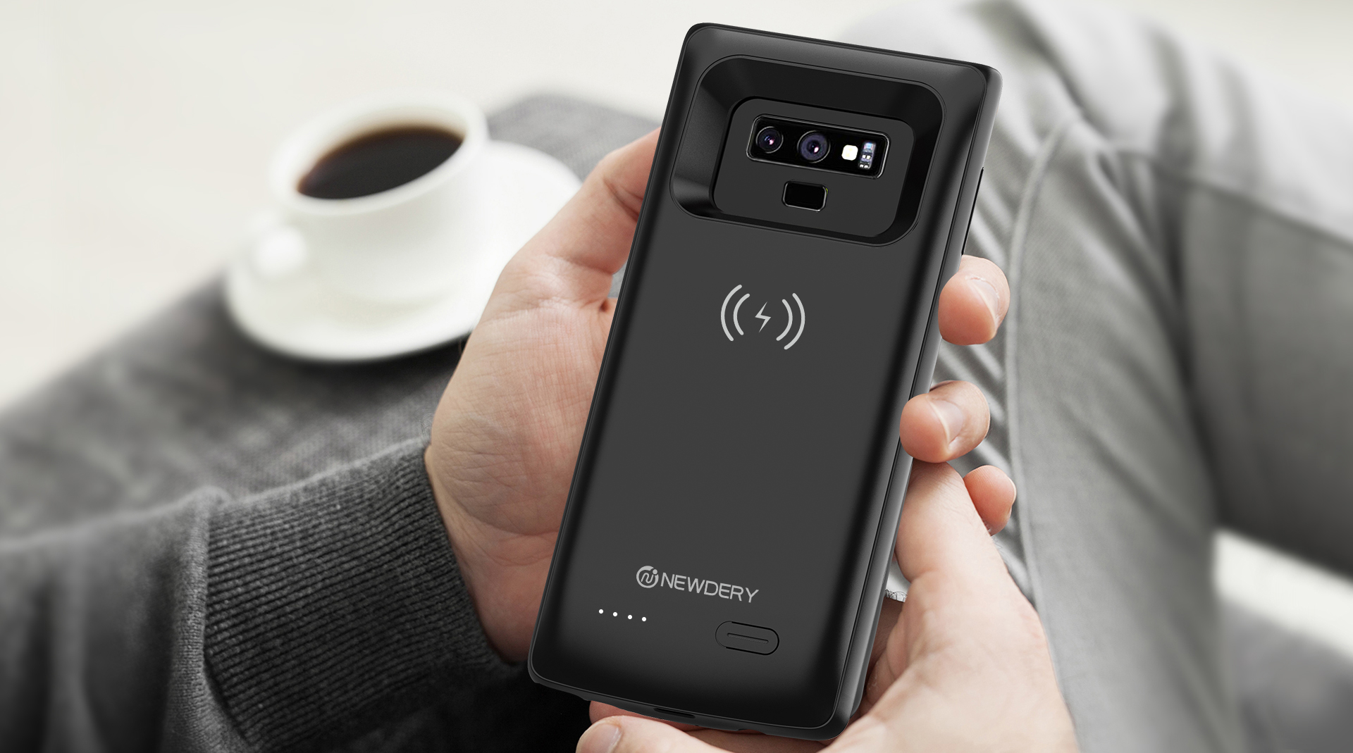 Amazon.com: NEWDERY Upgraded Battery Case for Galaxy Note 9 Qi