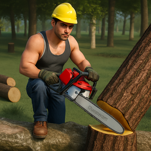 Wood Cutting and Wood Carving Simulator Game