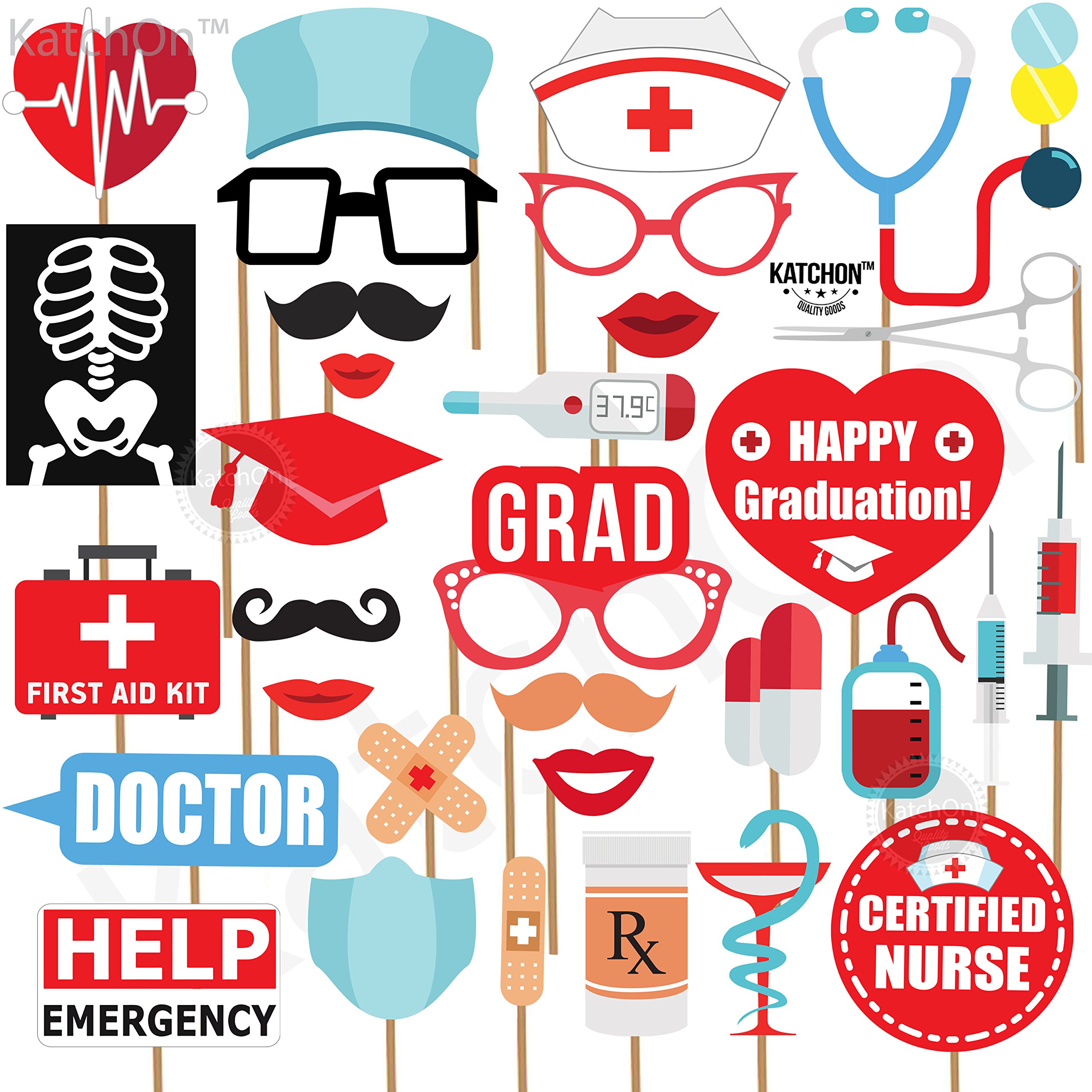 Nurse Photo Booth Props 2021 Big Pack Of 33 Diy | Desertcart OMAN