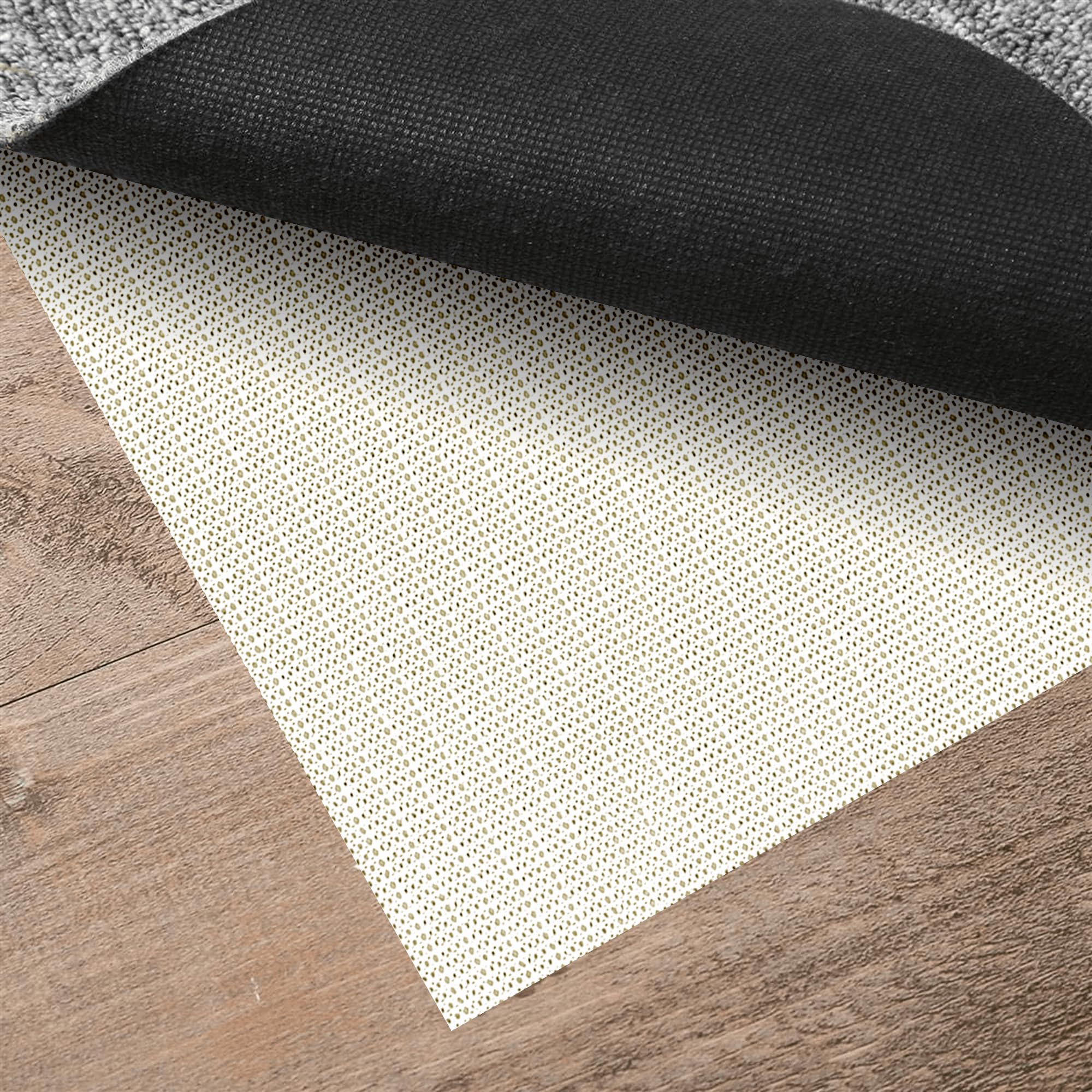 Sottotappeto Antiscivolo in PVC 145 x 220 cm Antiscivolo Tappetino per Tappeti Ritagliabile per Adatto a Casa Cucina Bagno Auto, bianco