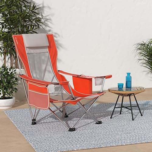 Miniatura 5 de Kijaro Beach Sling Chair with Cooler Pocket - Various Fun Colors & Patterns - Perfect Beach Folding Chair and Camping Chair - Includes a Detachable