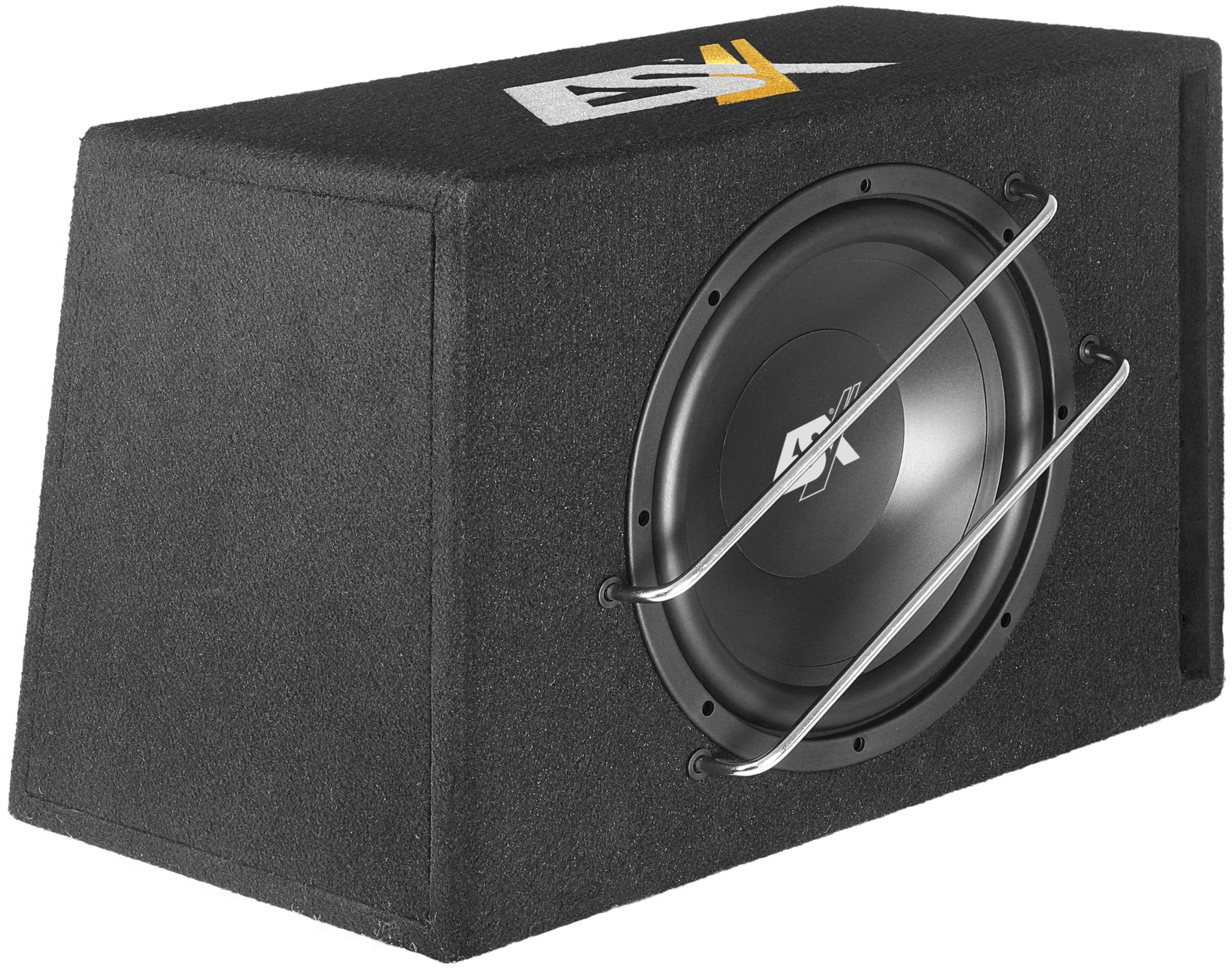 ESX HXB12R - 30 cm (12“) Bassreflex-Box aus massivem MDF | 140 bis 141 dB Schalldruck möglich (im Fahrzeug gemessen) | Horizon Serie