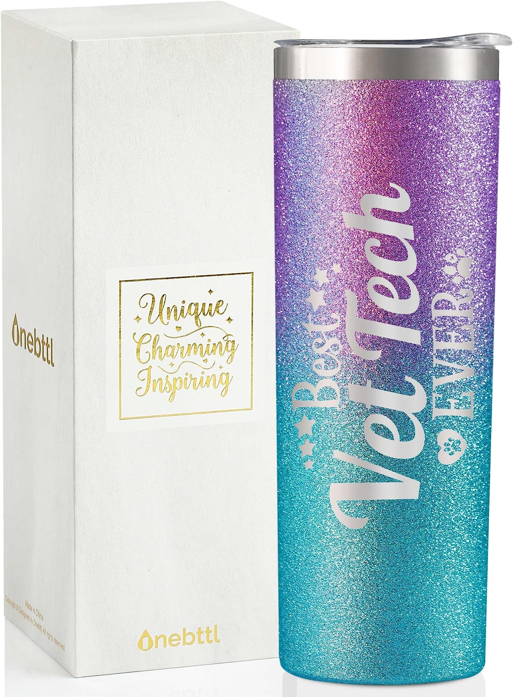 Buryeah 2 Pcs Veterinarian Gifts Vet Tech Gift 20 oz You