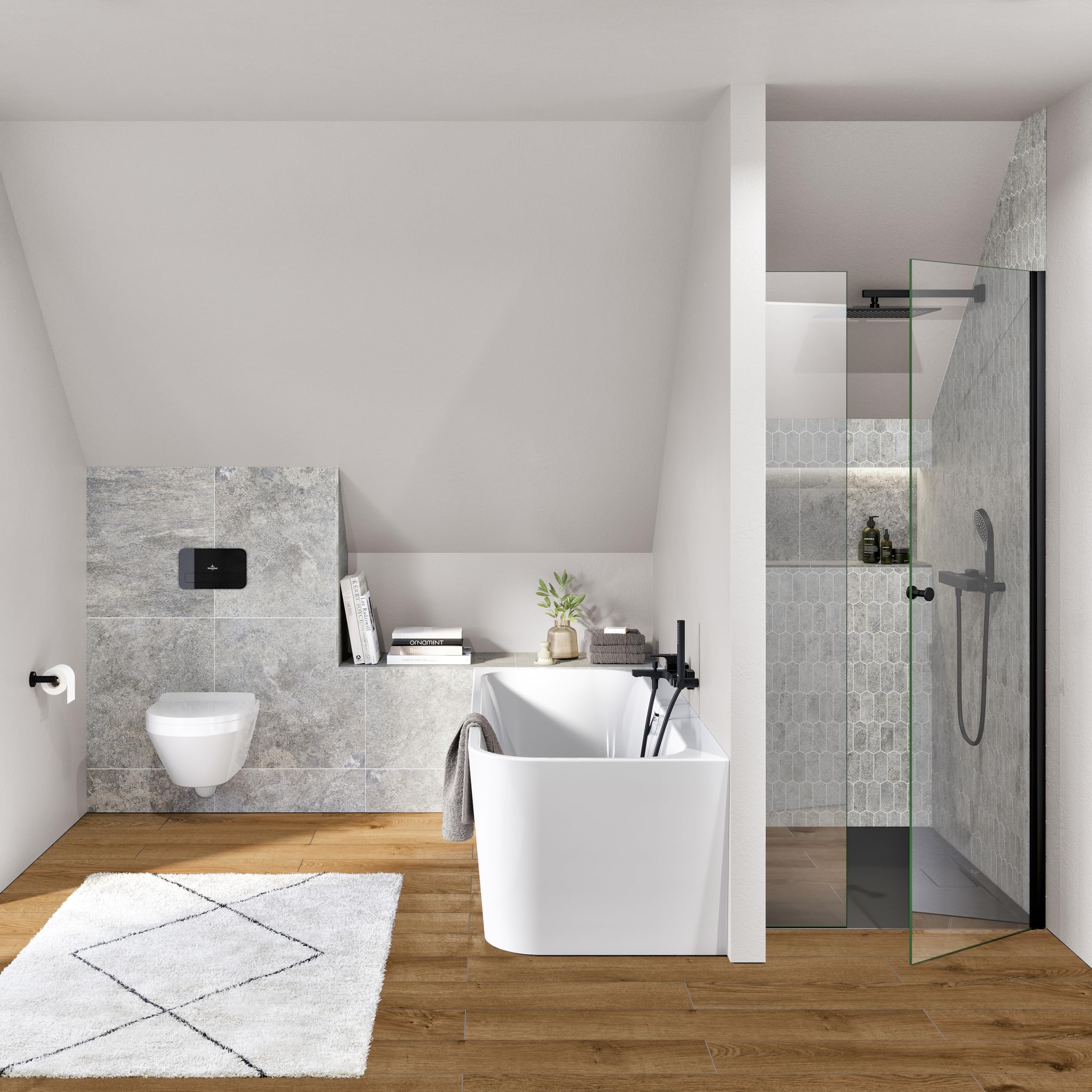 Villeroy & Boch Universal Showers wąż prysznicowy ręczny, elastyczny wąż prysznicowy z zabezpieczeniem przed przekręceniem, wąż prysznicowy do prysznica i wanny, odporny na zginanie, 1,60 m, matowy