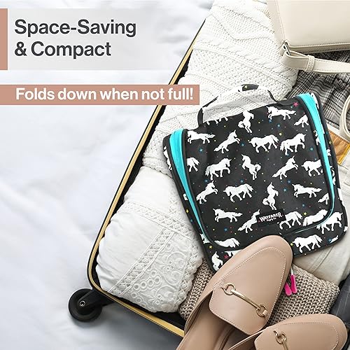 Miniatura 8 de Wayfarer Supply - Neceser de viaje grande para mujeres y hombres, organizador de cosméticos de viaje colgante para artículos de tocador, suministros