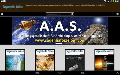 SAGENHAFTE ZEITEN Archiv-App