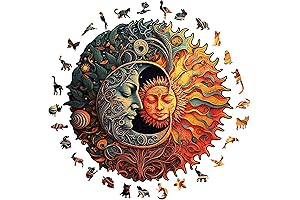 200-Piece Uniquely Irregular Animal Shaped Wooden Jigsaw Puzzles for Adults