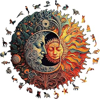 Wooden Puzzles for Adults, 200 Pieces Wood Puzzles, Irregular Animal Shaped Unique Wooden Jigsaw Puzzles, Creative Ghristmas Gift for Teenagers and Adults