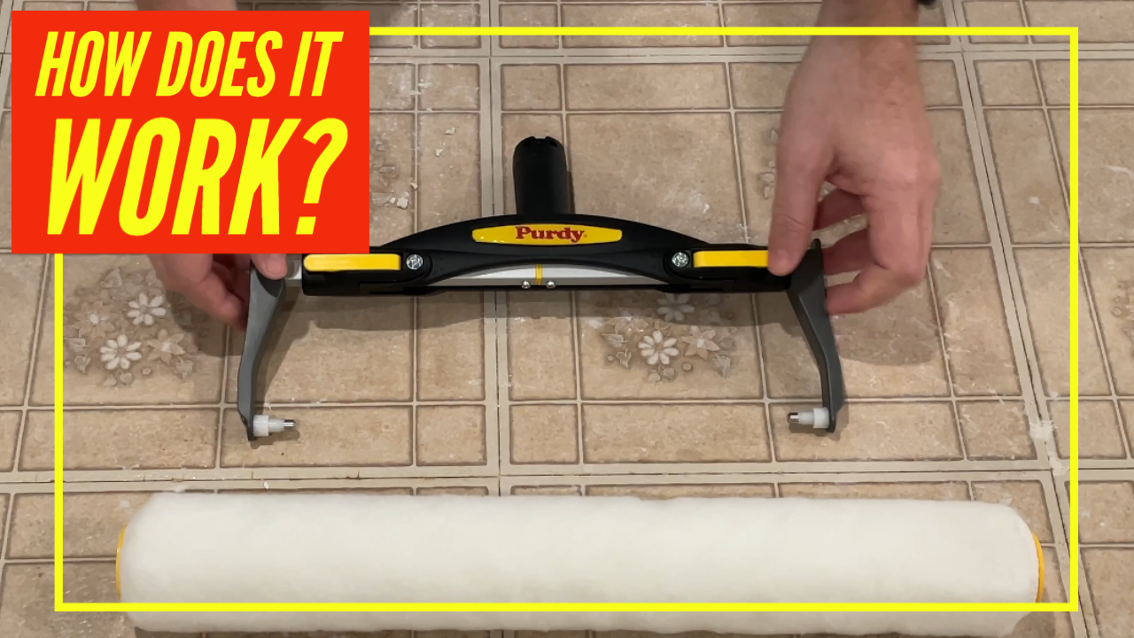Watch How to use the Purdy Adjustable Paint Roller Holder on Amazon Live