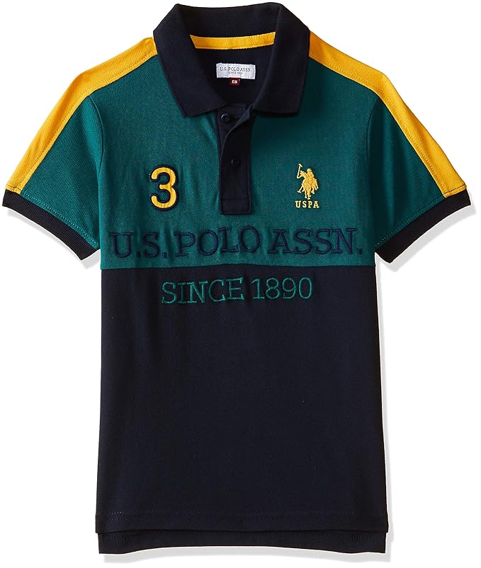 Buy US Polo Kids Boys' Plain Regular Fit Polo at Amazon.in