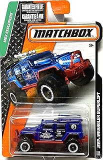 Matchbox Jeeps Wrangler Superlift, Explorers 119/125 [Blue]