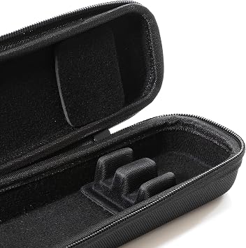 Conductor Baton Case - Black Holder with Carrying Strap - Adjustable Inserts - Complete with Small Accessory Storage Case