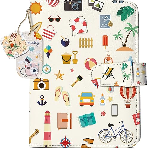 Holoary Álbum de fotos tipo cartera para 128 bolsillos, Fujifilm Instax Mini Album de fotos de 2 x 3 pulgadas, álbum Instax, Polaroid Snap