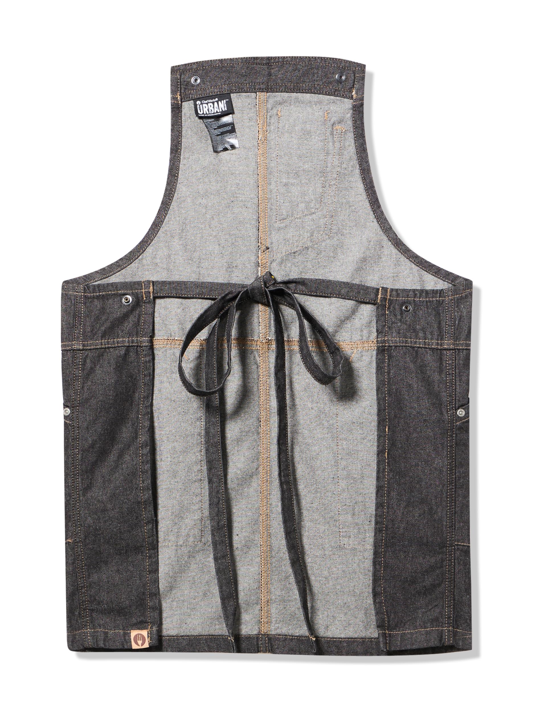 Chef Works Berkeley Snap Short Bib Apron Grembiule Unisex - Adulto (Pacco da 1)