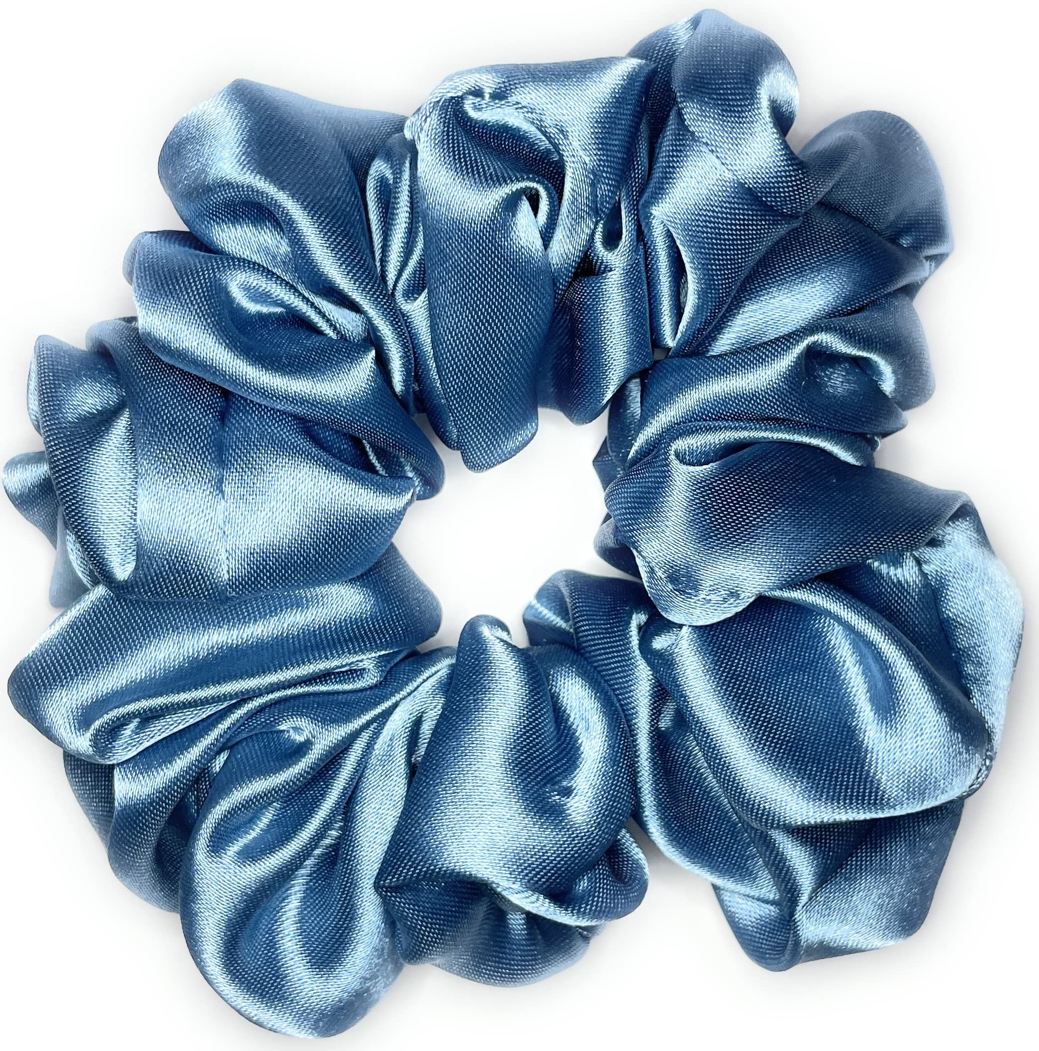 G 1 Luxury Satin Scrunchies for Women/girls - Grey Scrunchies | Anti hair breakage, Quality Tie Elastic (Multi Soft) | Size XL | Pack of 2 (B0BCQVDSZX) Amazon Price History, Amazon Price Tracker