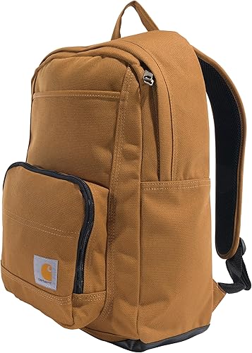 Carhartt Mochila de un solo compartimento de 23 litros paquete duradero con funda para portátil y base resistente a la abrasión marrón talla única