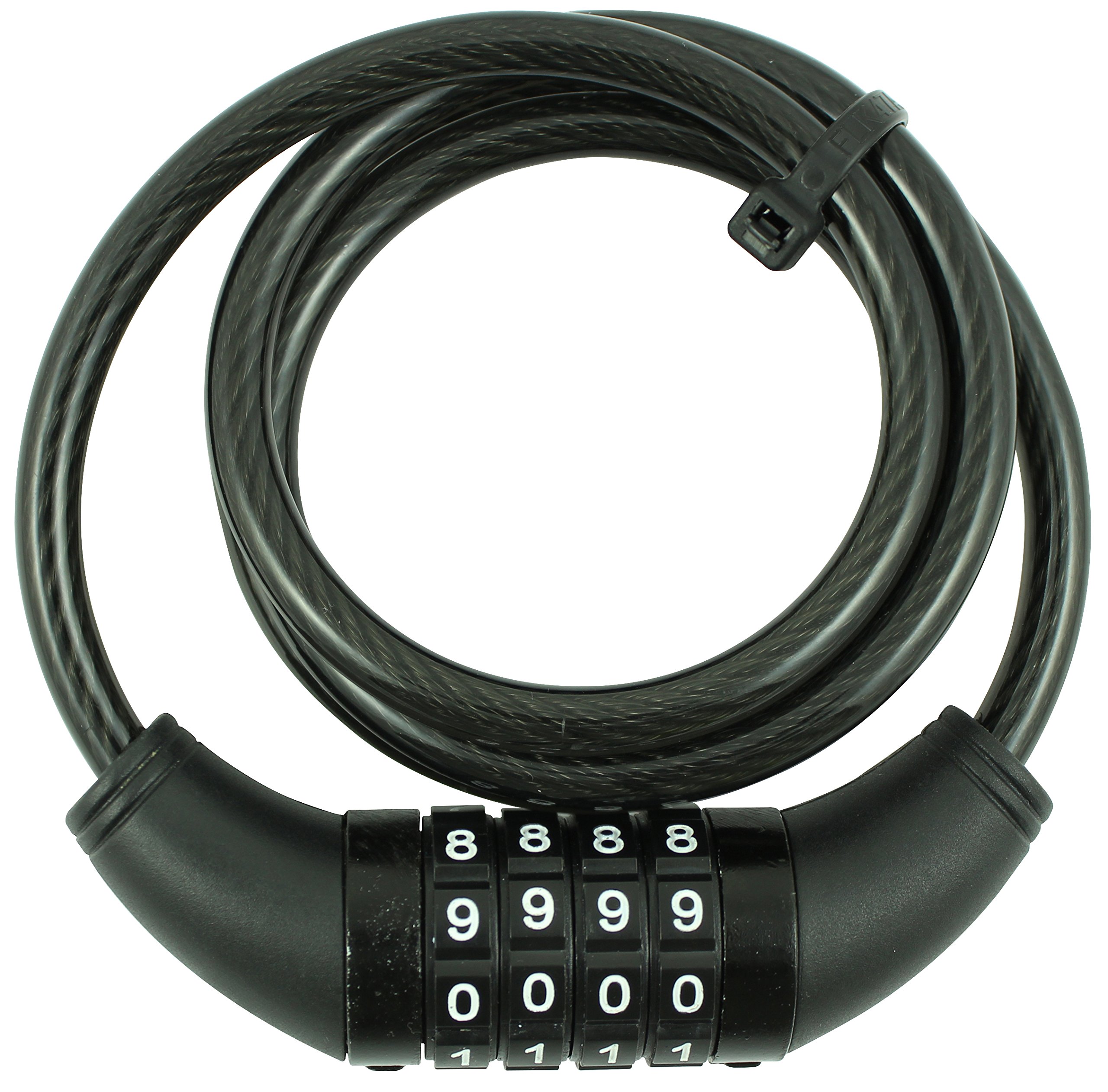 Timco - Combination Cable Lock (Size 8mm x 1m - 1 Each)