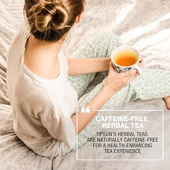 Tipson Organic Tulsi Hibiscus Herbal Tea 25 Enveloped Teabags