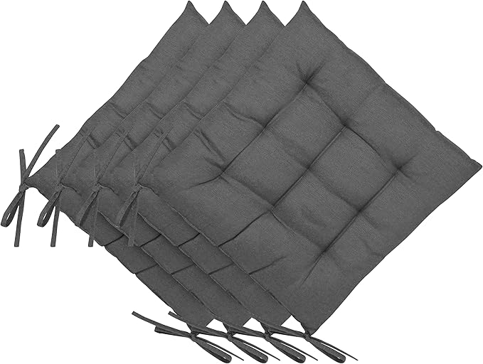 ZZZMRH Chair Cushions Pack of 4 Seat Pads for Dining Chairs, Garden