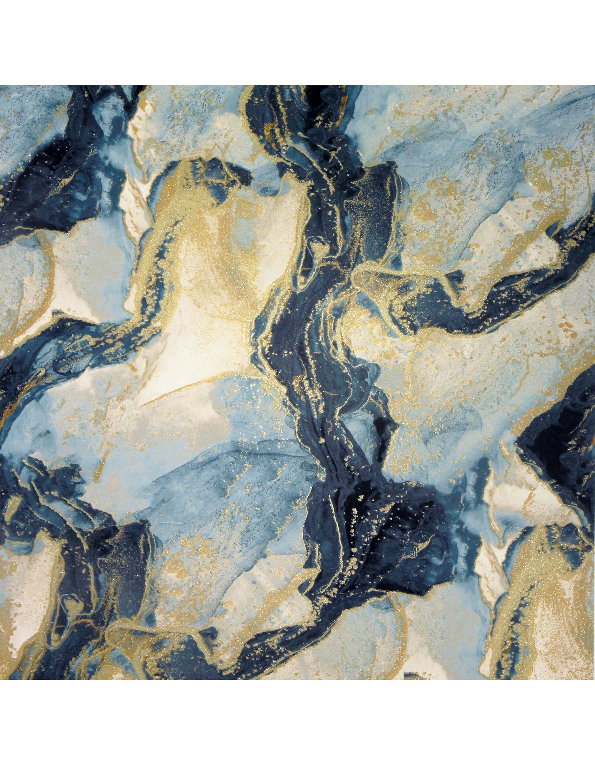 Arthouse Abstract Marble Teal Wallpaper Metallic Gold Effect Modern Contemporary 5050192693448