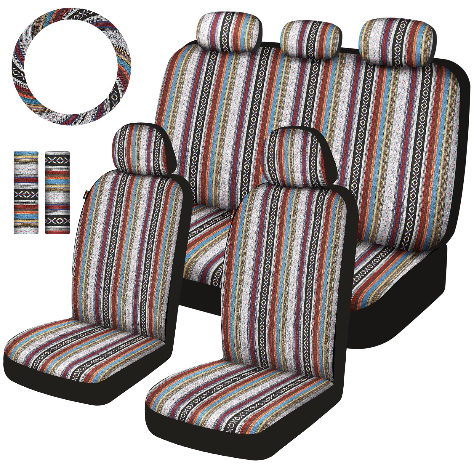 Photo 1 of Sino Salected Baja Saddle Blanket Car Seat Covers Full Set
