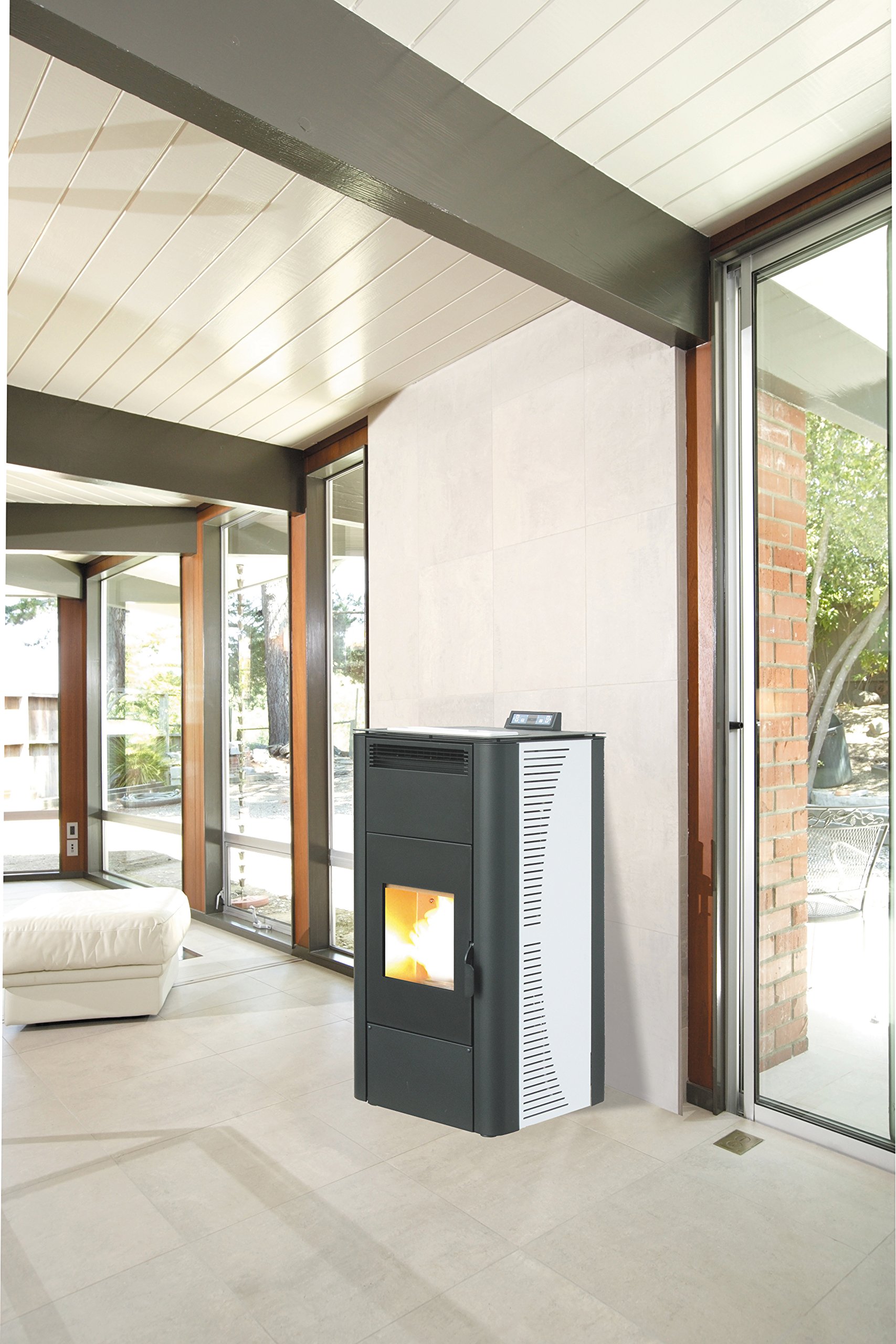 STUFA PELLET IDRO KW20 BIANCA