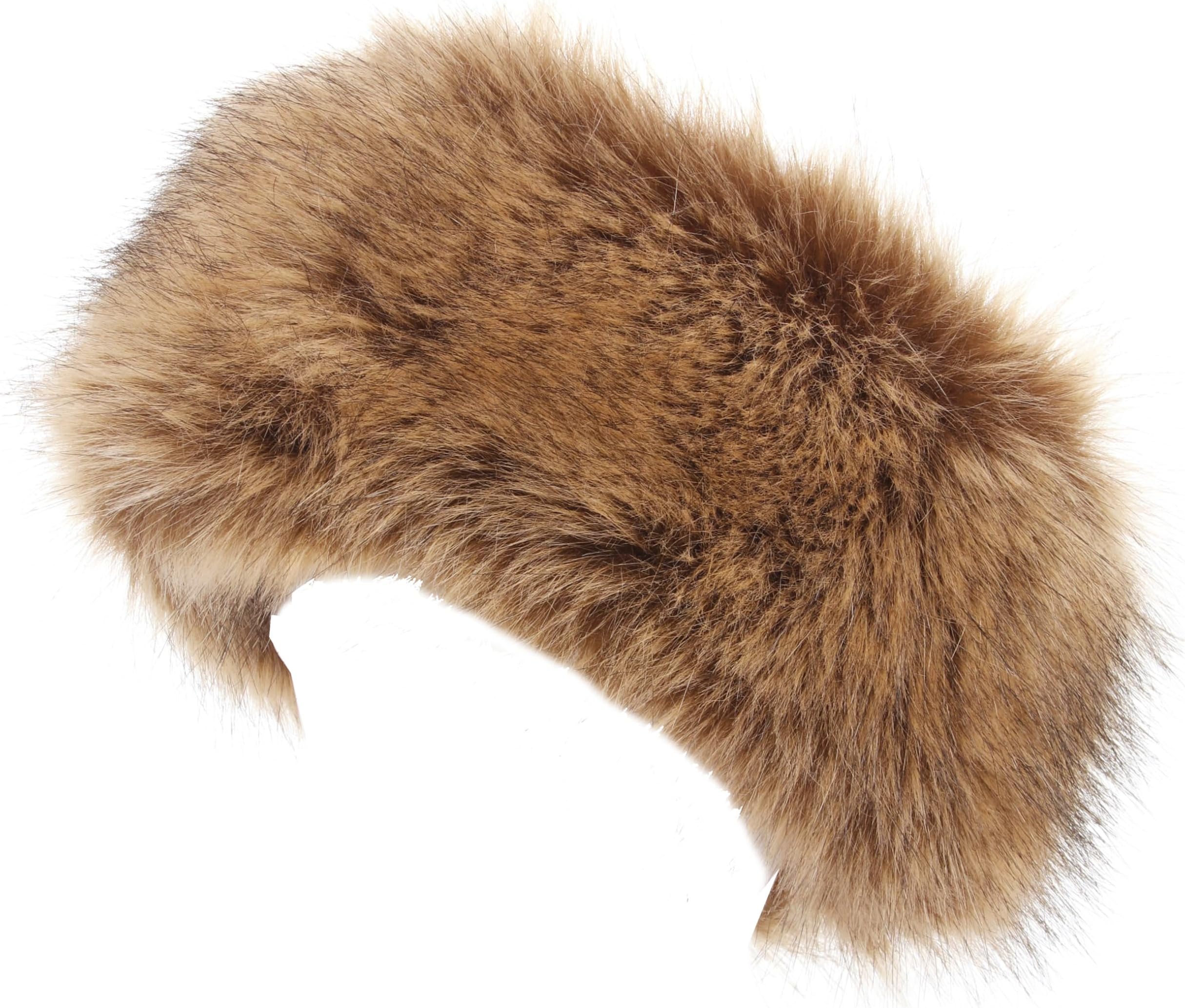 Faux Fur Headband with Stretch Women's Winter Earwarmer Earmuff