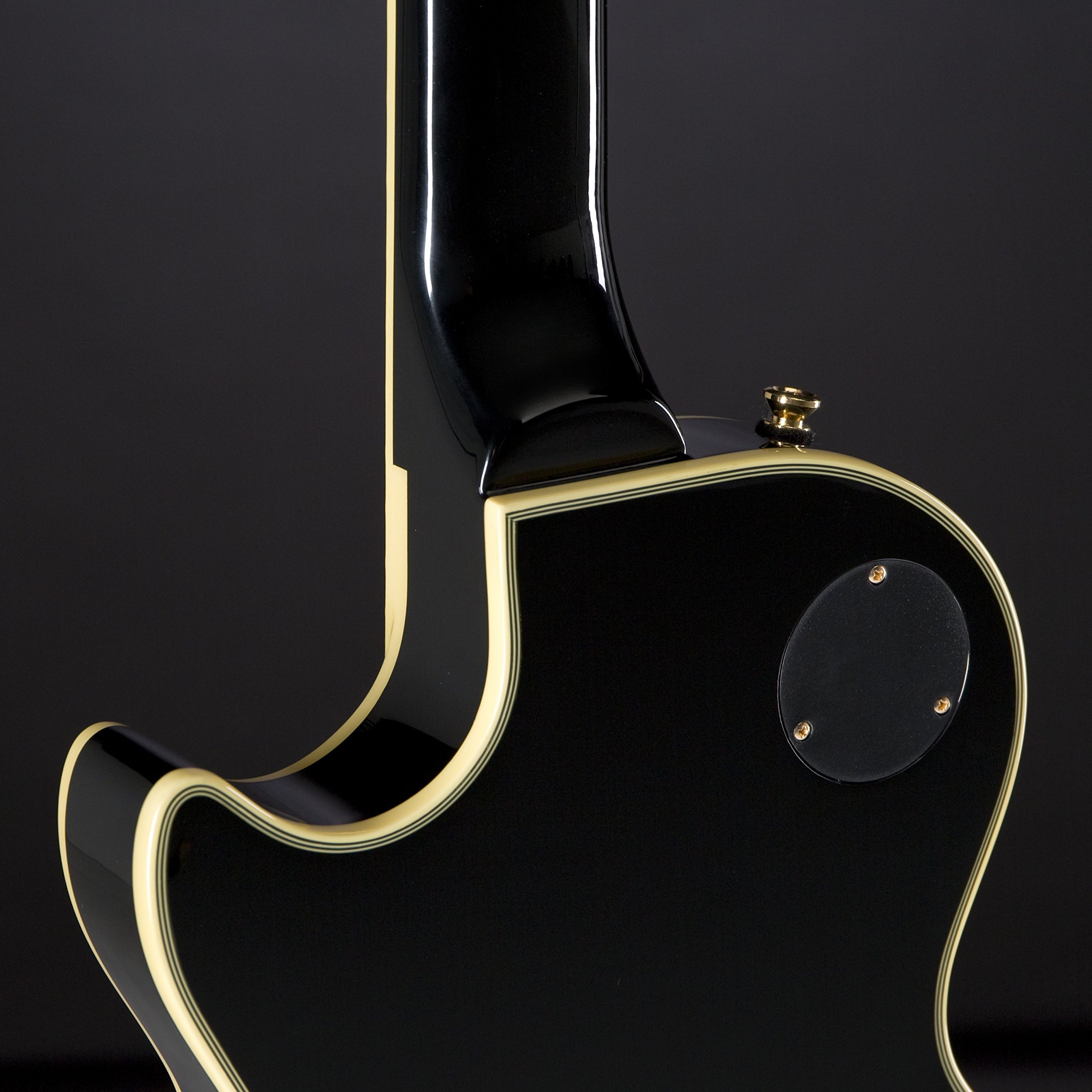 Epiphone ENCTEBGH1 Les Paul Custom Pro Chitarra Elettrica con ProBuckers e Coil-Tapping, Ebano