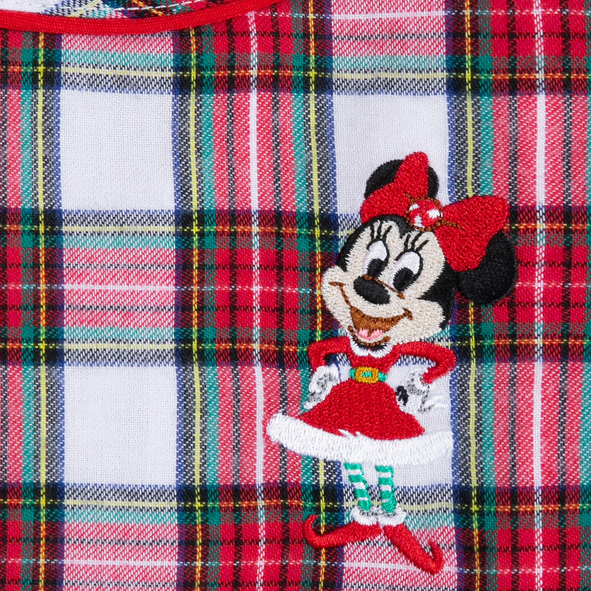 Disney Minnie Mouse Holiday Plaid Nightshirt for Girls, Size 4