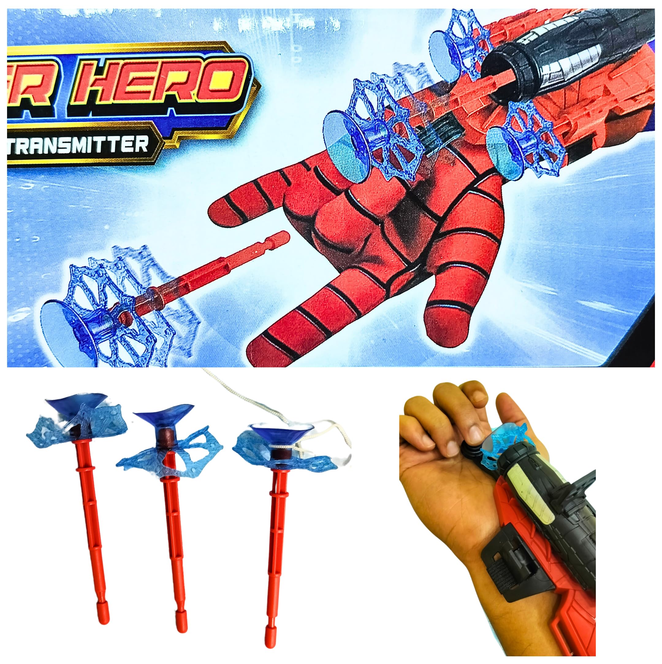 Kart In Box - Spiderman Toys - Spiderman Web Shooter - Web Shooter - Spiderman Web Shooter - Spider Man Web Shooter Real Gadget - Spiderman Toys for Boys - Spiderman Toy for Boys (Web Shoot Launcher) (B0CVQXXD2F) Amazon Price History, Amazon Price Tracker