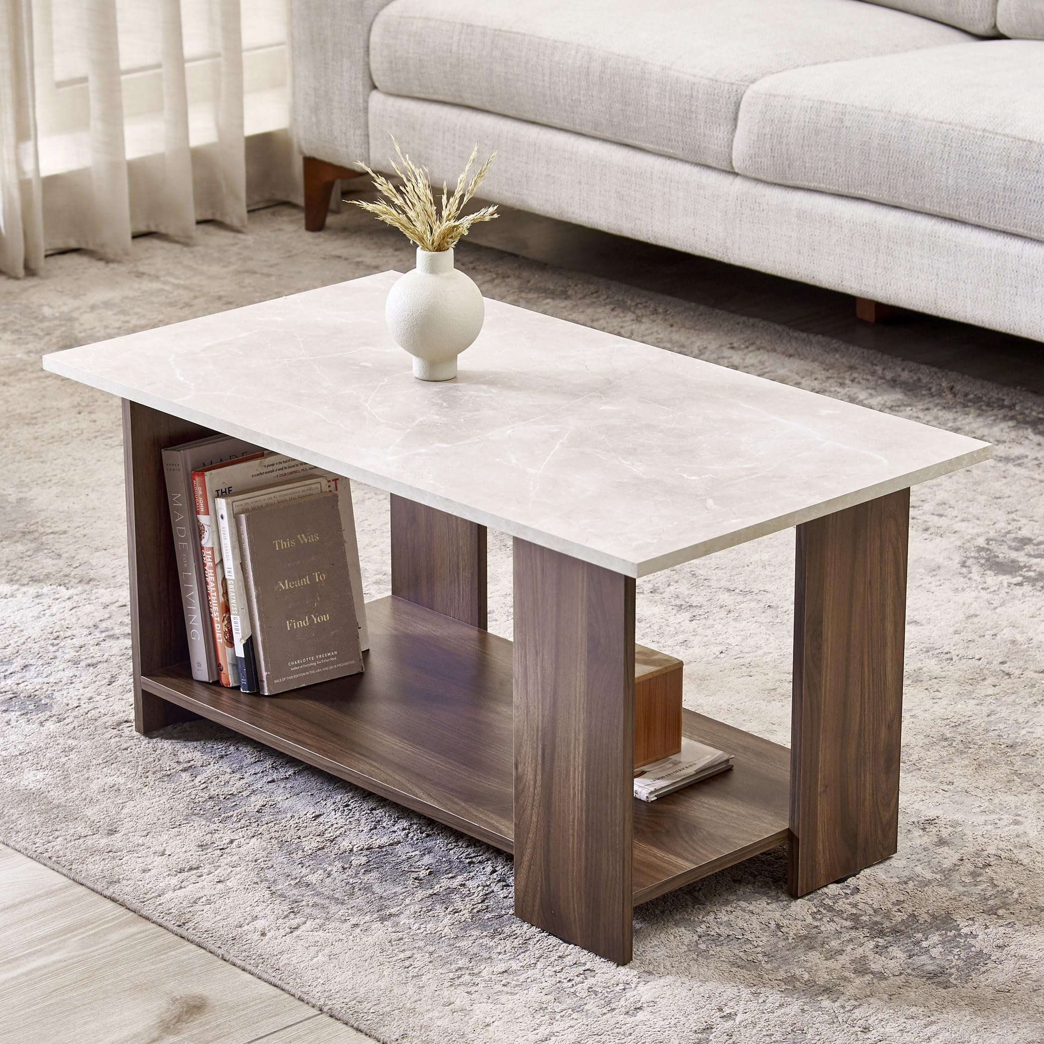 Home Centre | Helios Addison | Engineered Wood | Center Table | Coffee Table | Brown | 1 Year Warranty-image-38