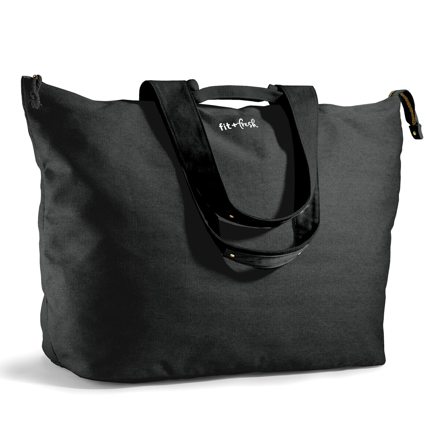 Fit Fresh Large Beach Bag for Women - Extra Large Travel Tote With Pockets