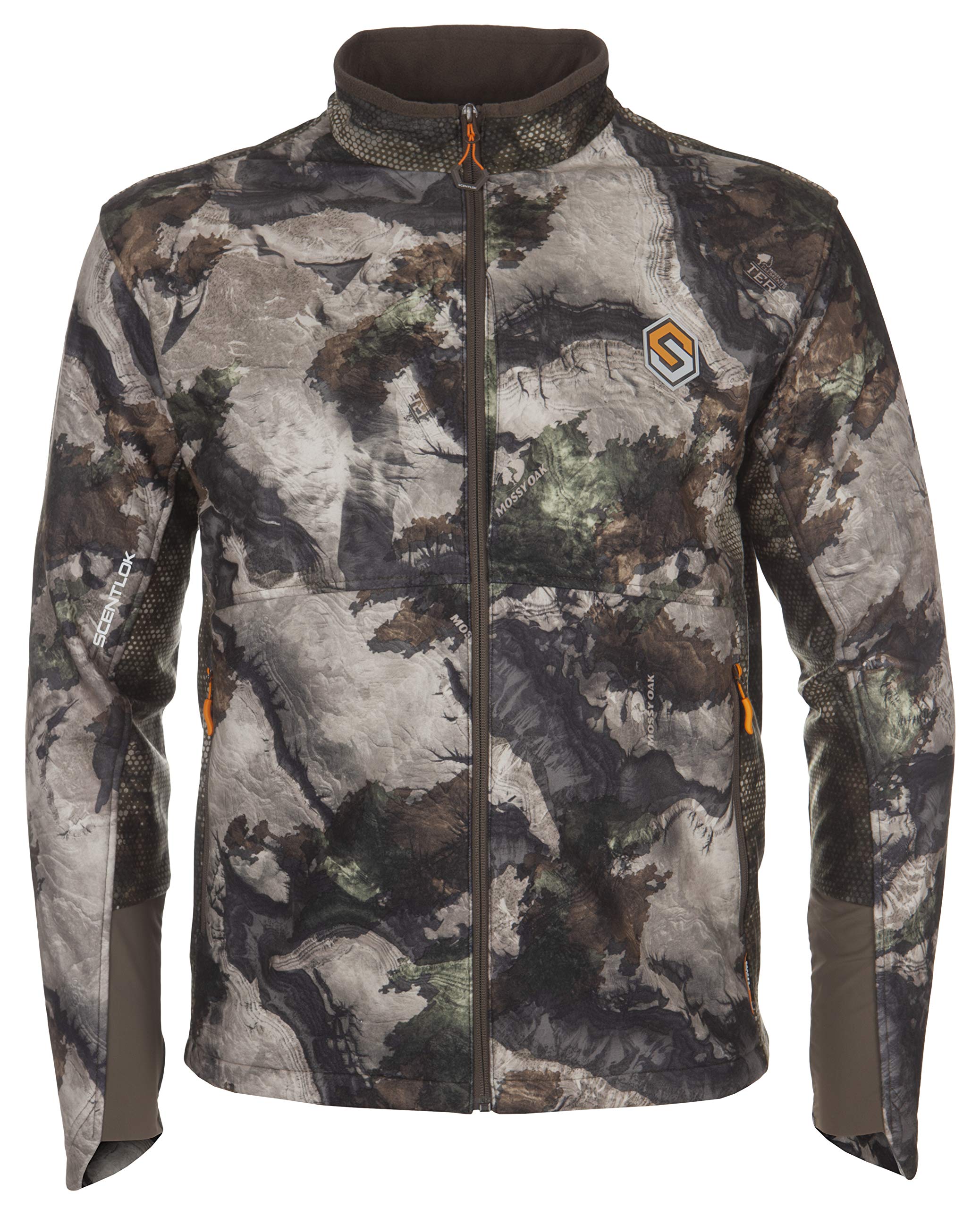 ScentLokForefront Midweight Water Repellent Camo Hunting Jacket for Men - Mossy Oak Terra Gila