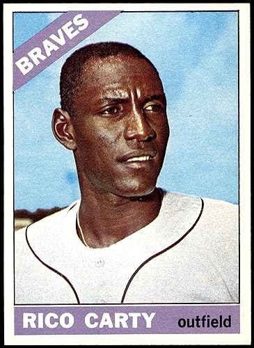 1966 Topps # 153 Rico Carty Atlanta Braves (Baseball Card) NM/MT Braves