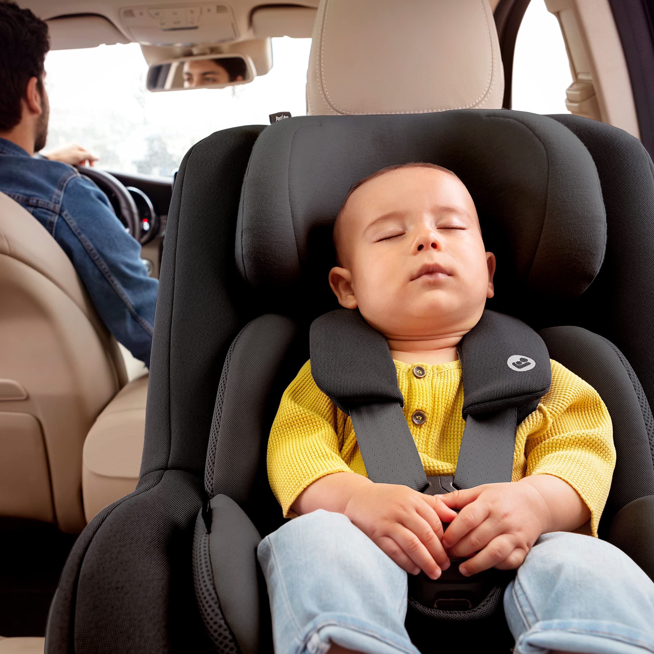 Maxi-Cosi Pearl Pro² i-Size, fotelik dla malucha, ISOFIX, fotelik montowany tyłem do kierunku jazdy, grupa 1, 6 miesięcy do 4 lat, 67 do 105 cm, Authentic Black