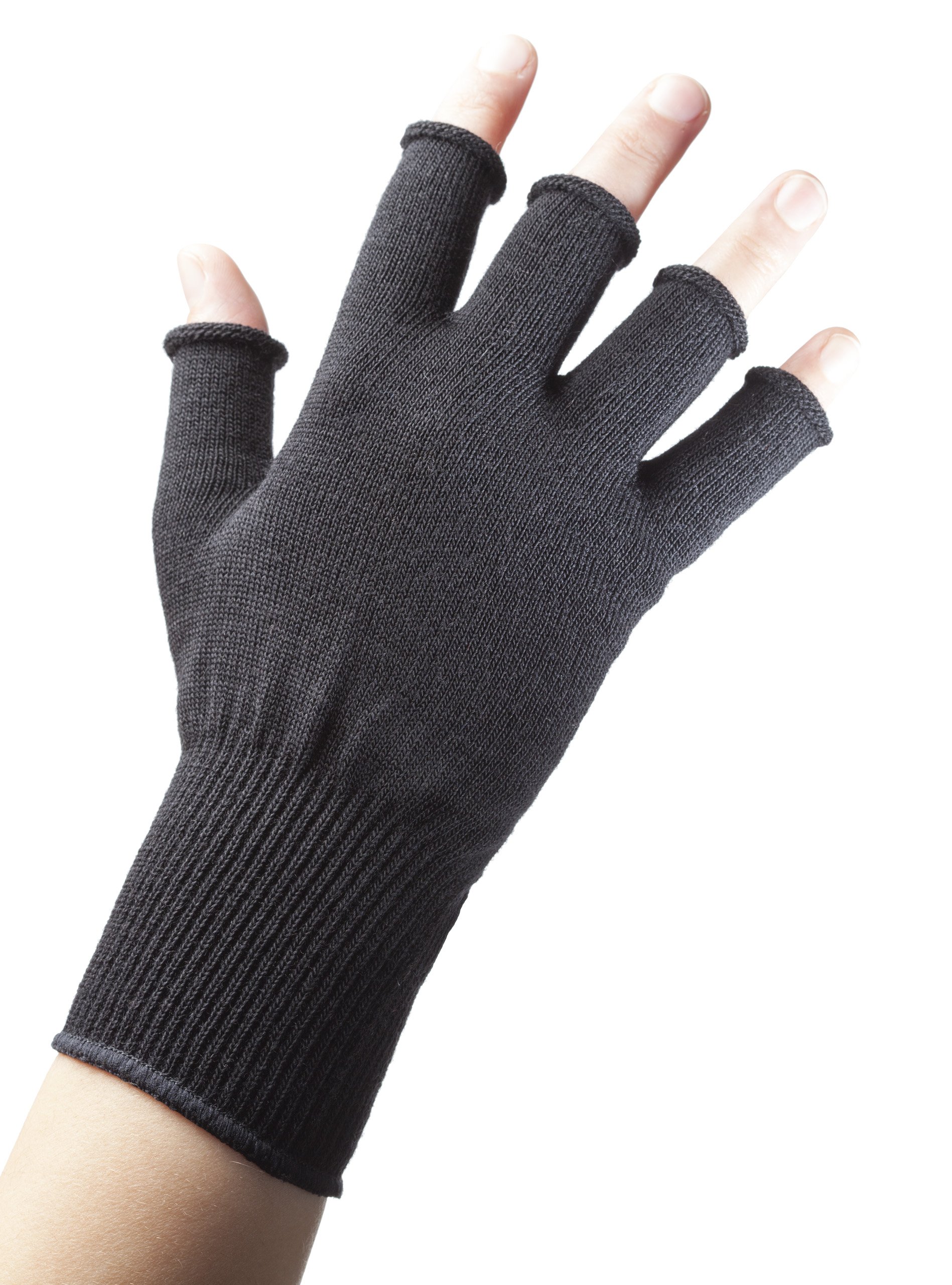 fingerlose handschuhe merino EDZ aus Merinowolle, Schwarz , XL Fashion Merkmal:mit Flaschenbeutel MECHANIKER HANDSCHUHE Gr. 10 kinky pants