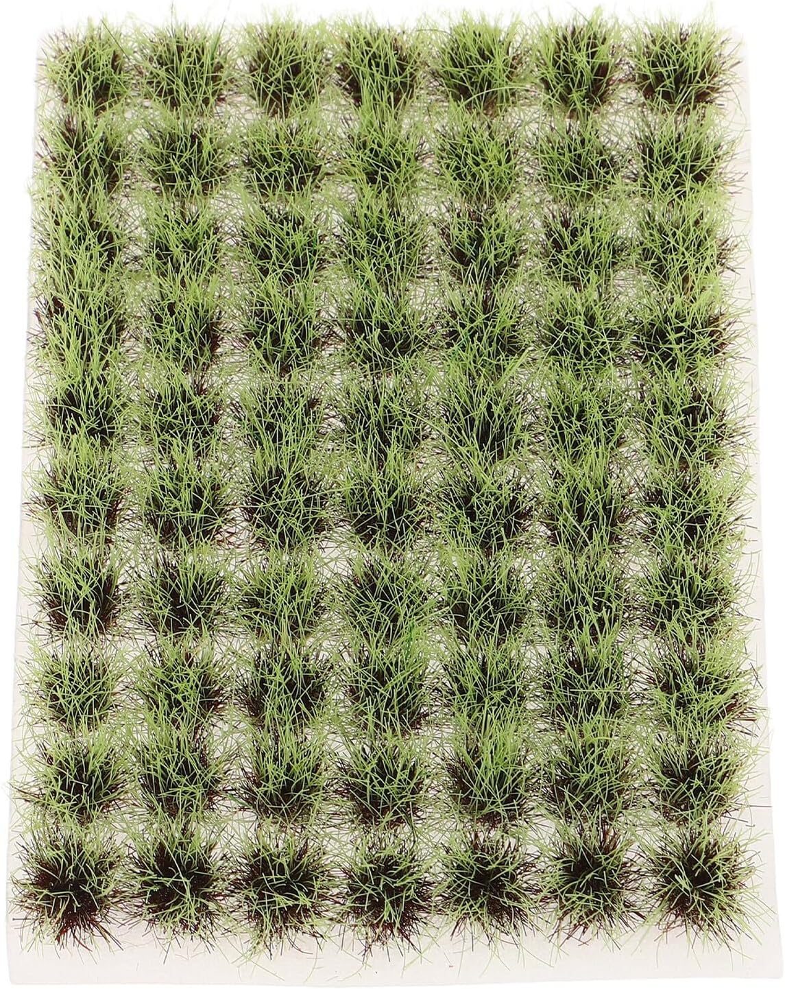 jojofuny Mini Static Grass Clusters for Model Trains, Nylon Green Scenery