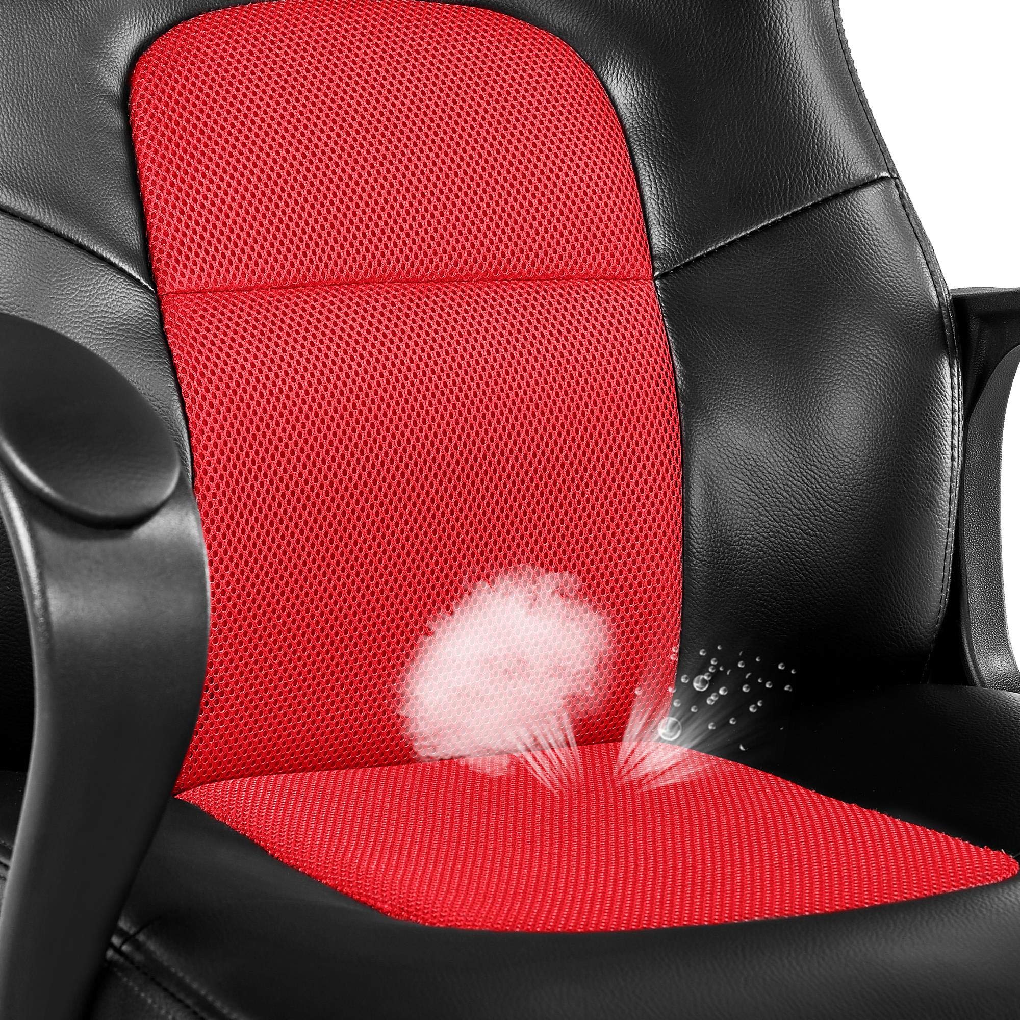 Yaheetech Gaming Chair Adjustable High Back Racing Chair Ergonomic
