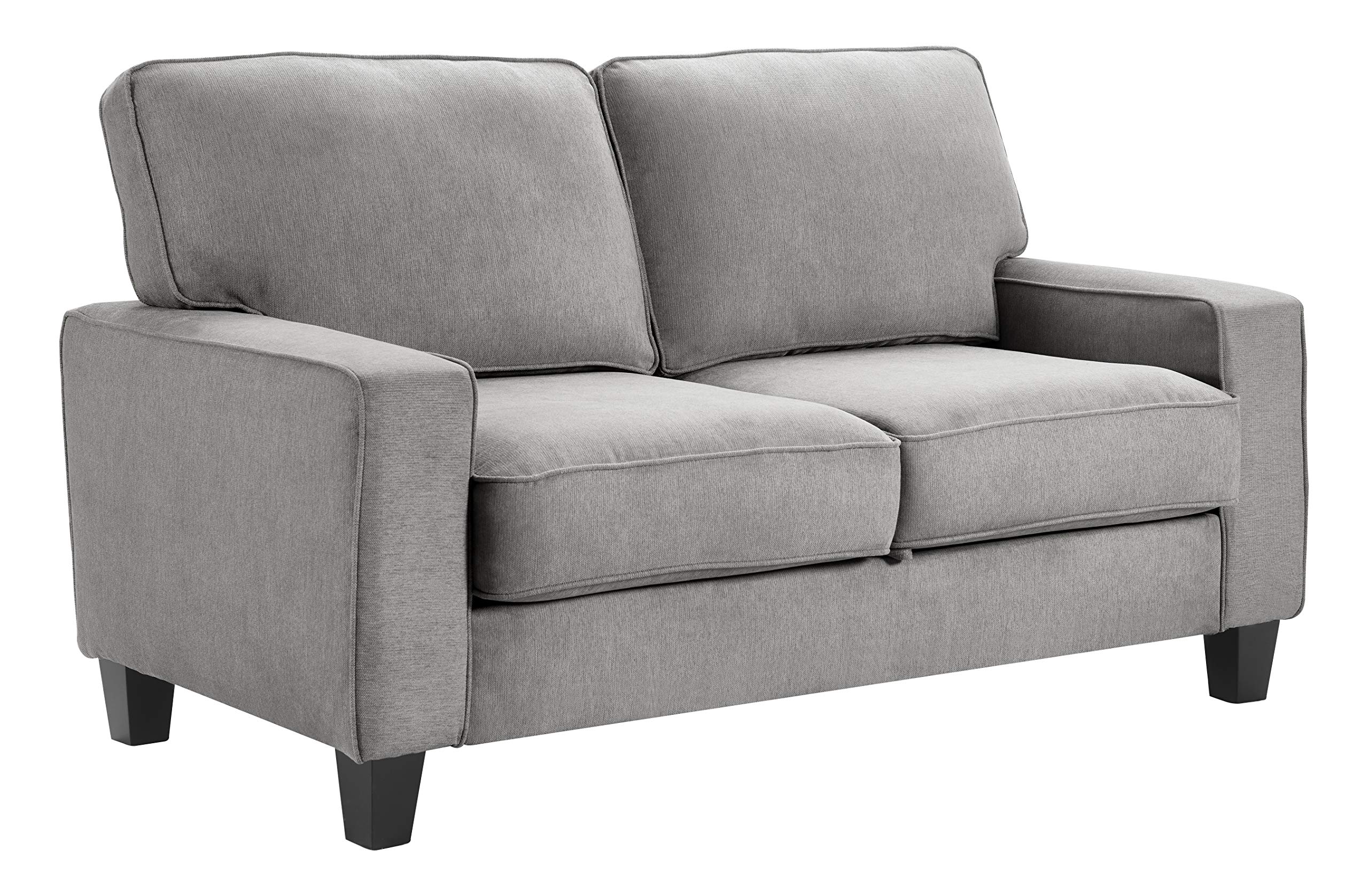 Serta Palisades Storage Loveseat, Gray