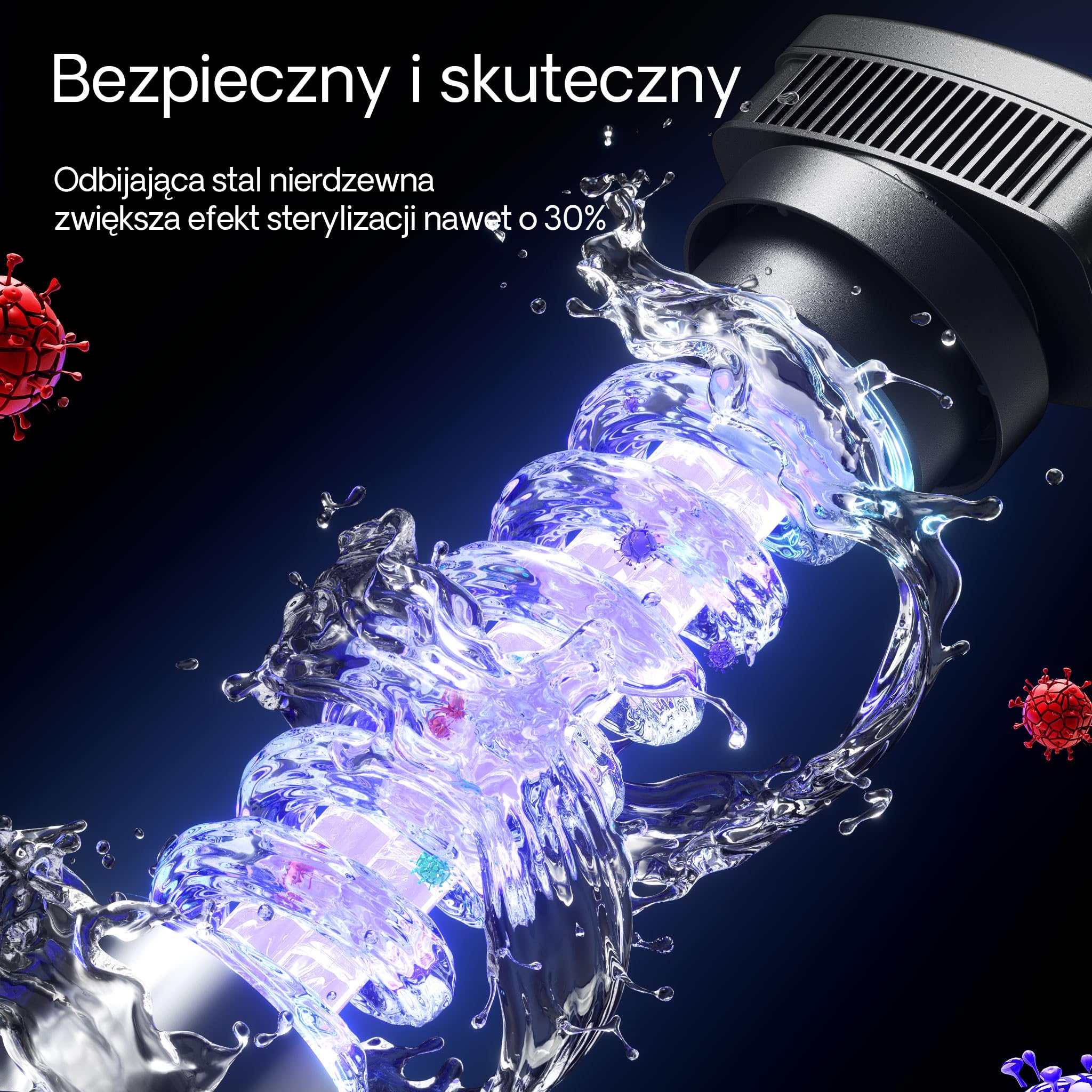 SunSun CUV-318 Odmulacz do oczka wodnego 3000 l/h / 18 W Odmulacz wstępny UVC do filtra i pompy do oczka wodnego Odmulacz z lampą UV Filtr świetlny do zwalczania glonów