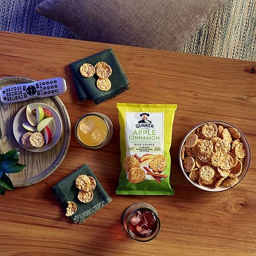 Miniatura 3 de Quaker - Patatas fritas de arroz, sin gluten, mezcla de variedad dulce de 3 sabores, porción única, 26 g, paquete de 30