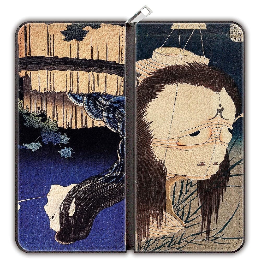 Amazon.co.jp: 財布 長財布【世界の名画】 葛飾北斎 百物語 さら