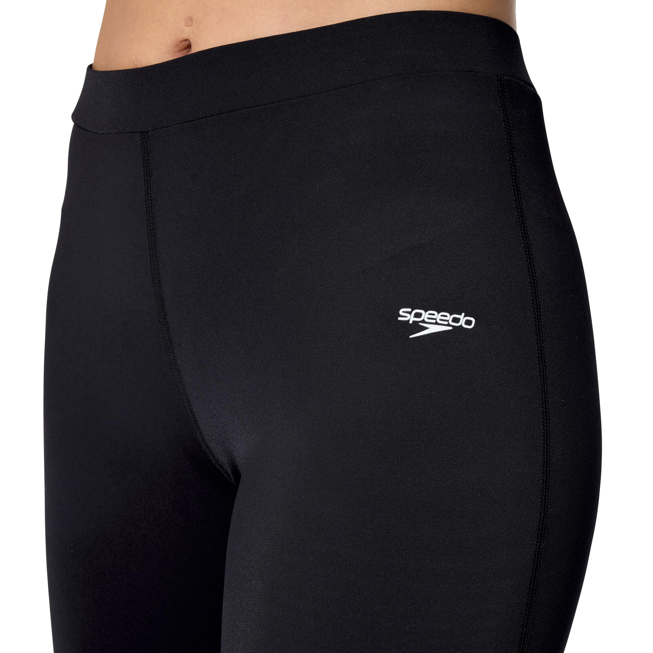 Speedo End+ Legging de Bain pour Femme, Noir, L