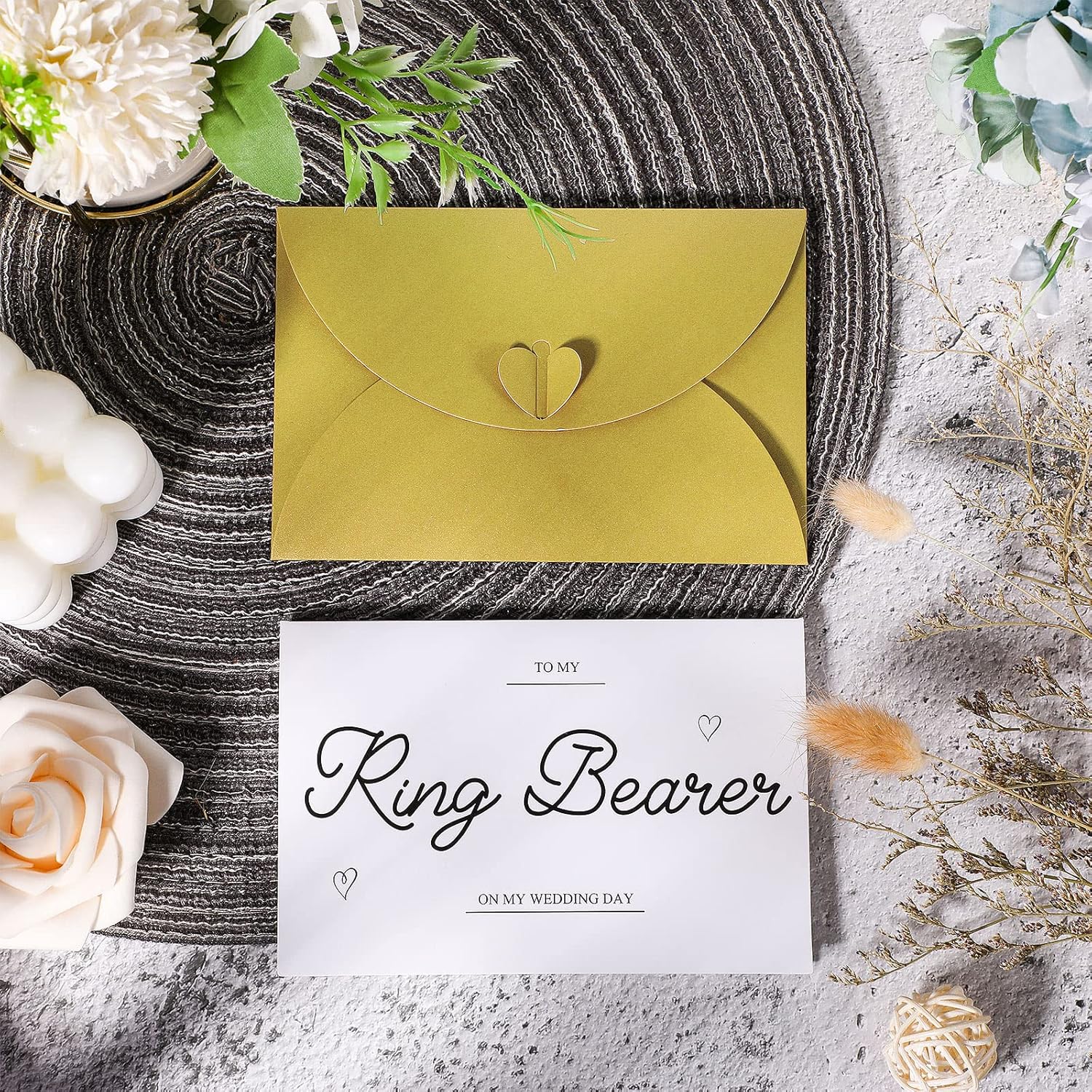 Spakon 26 Sets Wedding Party Thank You Cards Wedding Day Letters Gifts to My Bridesmaid on My Wedding Day with Golden Envelopes to Your Bridesmaid, Bridal, Mother, Father, Friends Gifts - Image 7