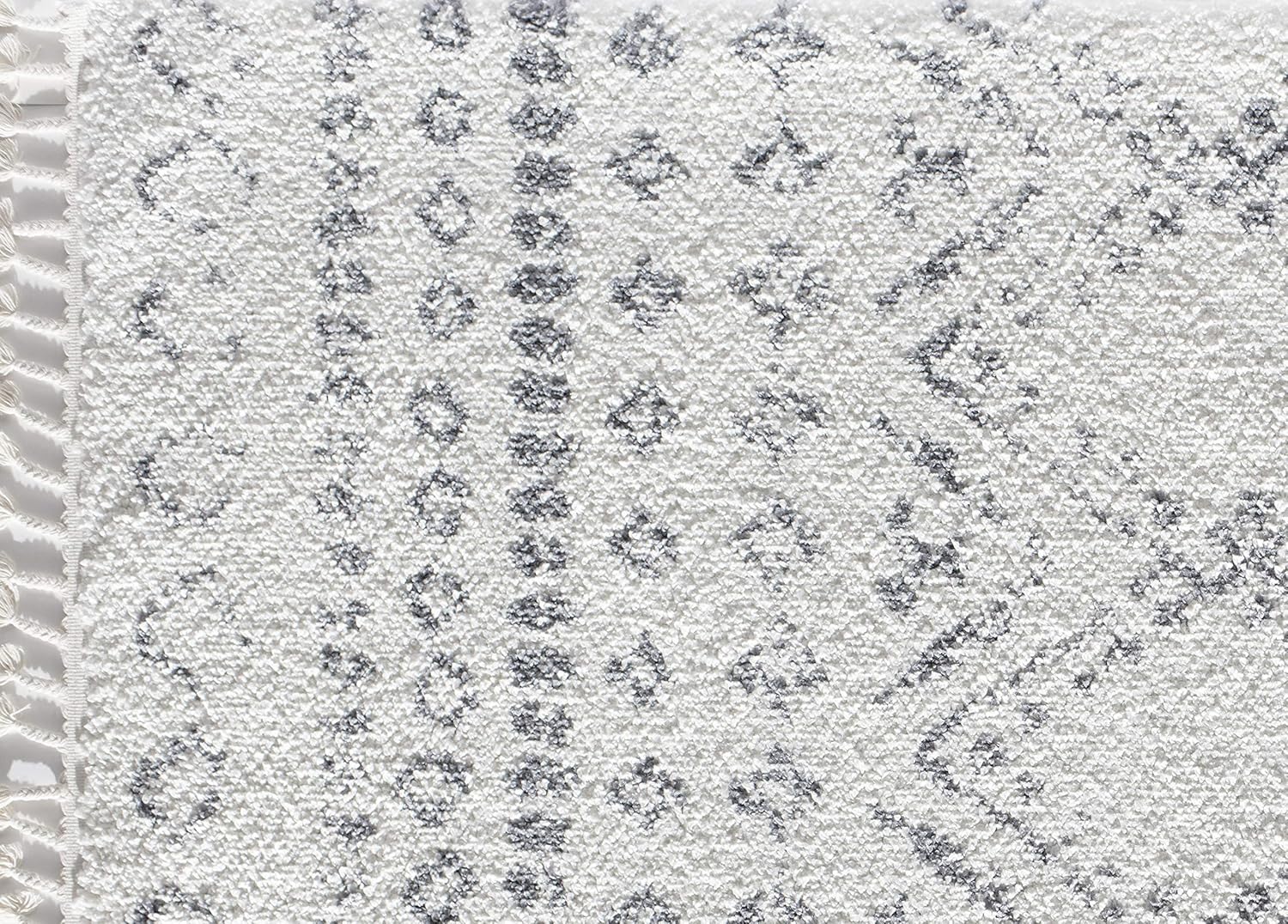 Shadow Gray 8' x 10' Shag Synthetic Area Rug