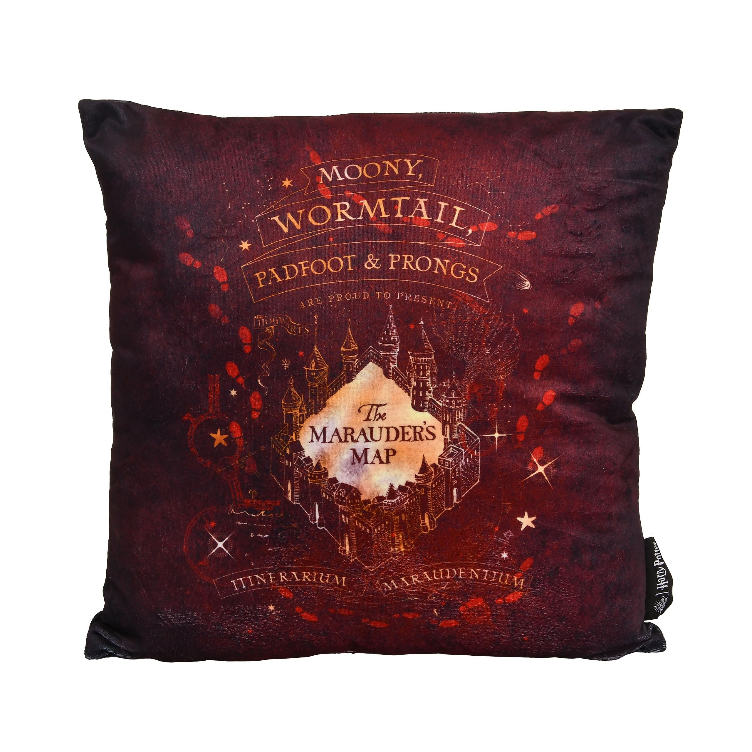 Coussin Marauders Map Harry Potter pour deco de salon et chambre