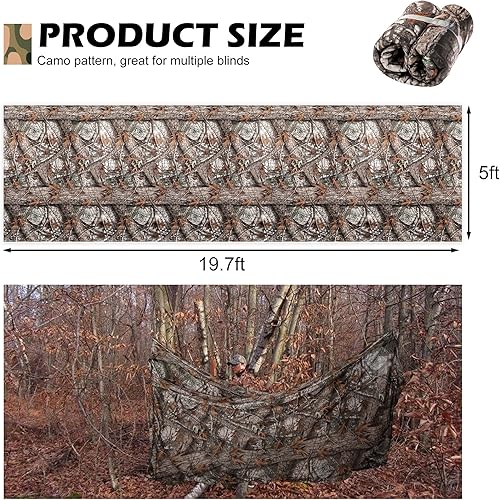 Miniatura 2 de Adnee Red de camuflaje de caza, red de camuflaje, persianas de tierra de camuflaje, red de malla para caza, tiro, decoración de fiesta, fotografía,