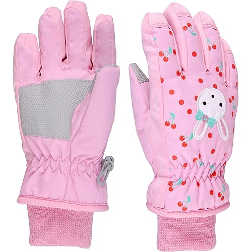 TRIWONDER Kids Ski Snow Gloves Winter Cold Weather Windproof Warm Snowboard Sport Mittens for Boys Girls