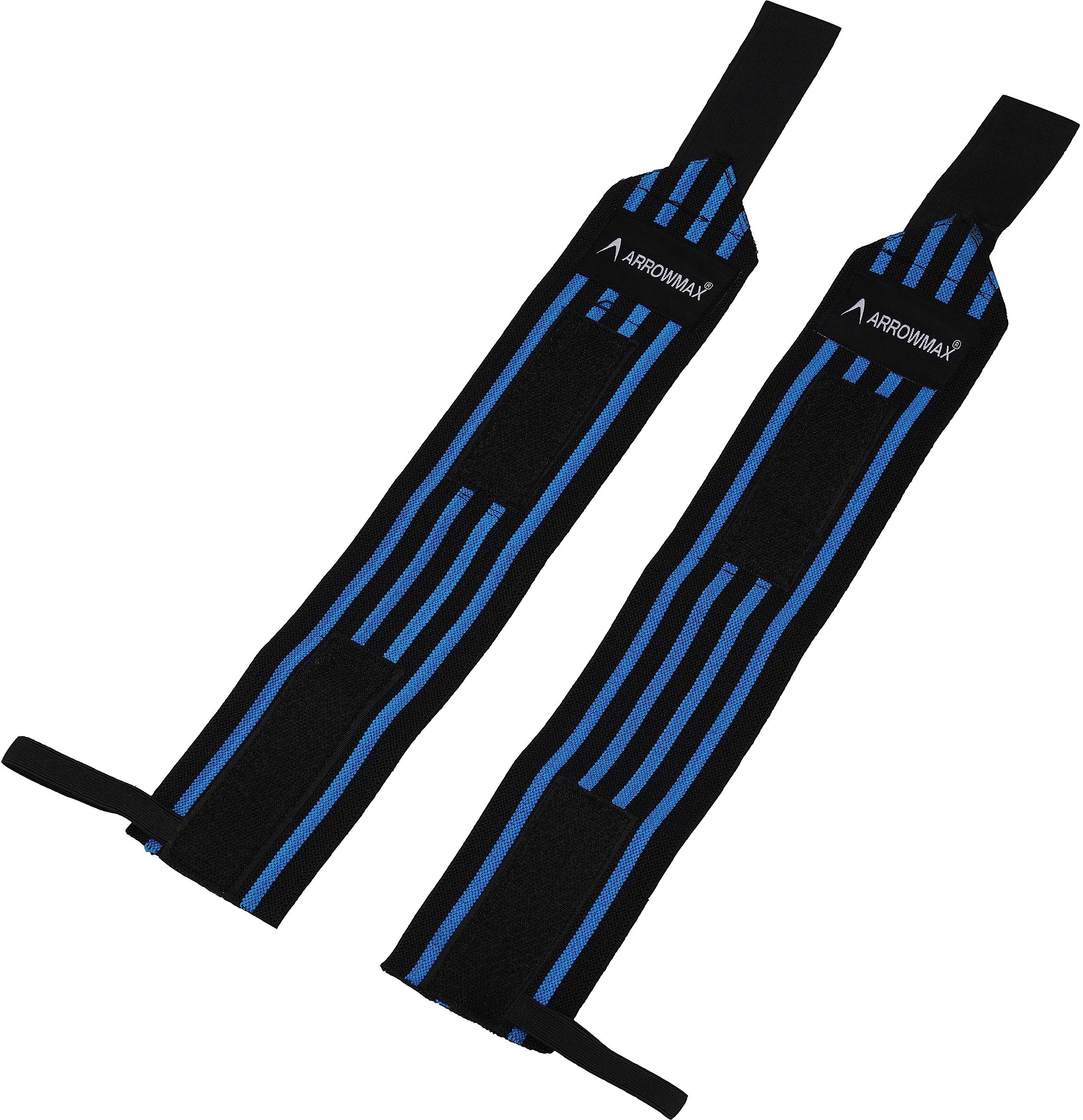 ArrowMax Wrist Support with Thumb Loop for Weightlifting and Workout WRAP Gym & Fitness Gloves (Blue) (B0C9F1LTT6) Amazon Price History, Amazon Price Tracker