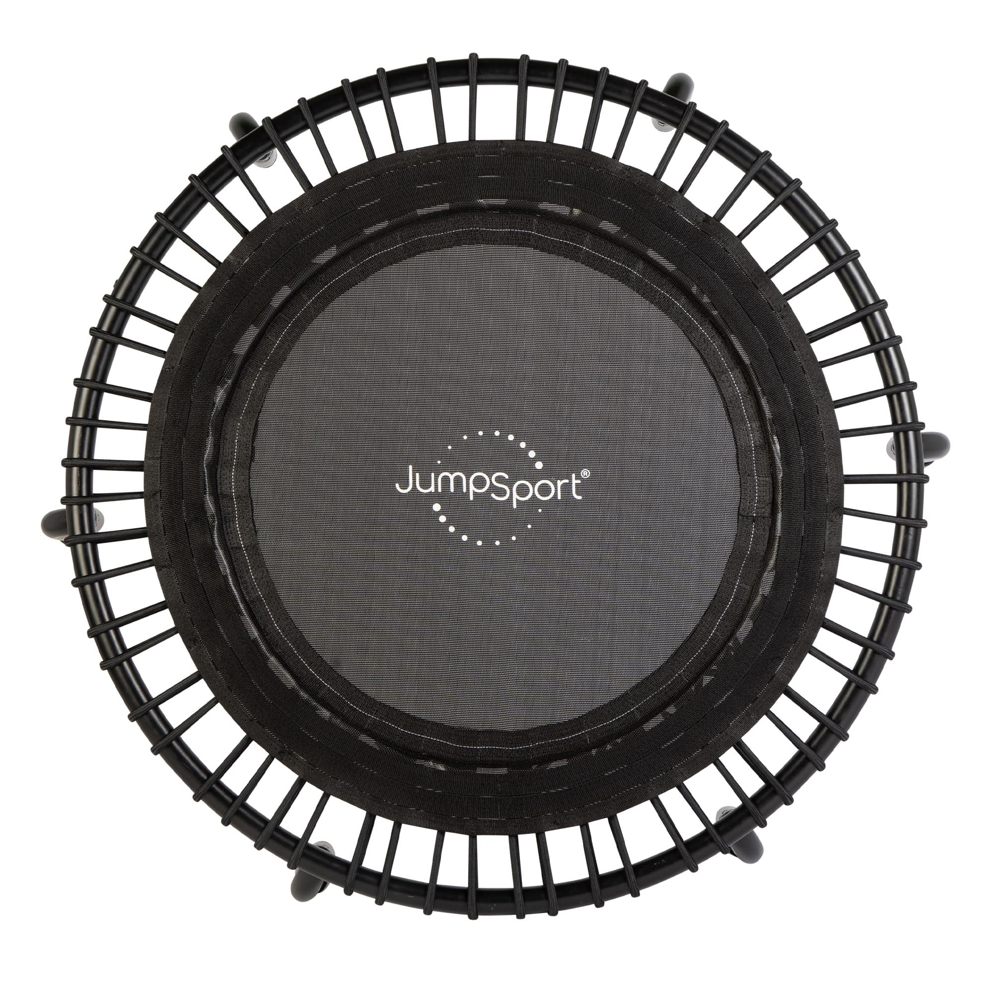 JumpSport Essential Steel-Frame Adult Mini Fitness Trampoline, 39", Models 220, 230 & 250 - Indoor Rebounder Exercise & Workout Equipment w/ No-Tip Stable Arched Legs, 250 Lbs Weight Rating